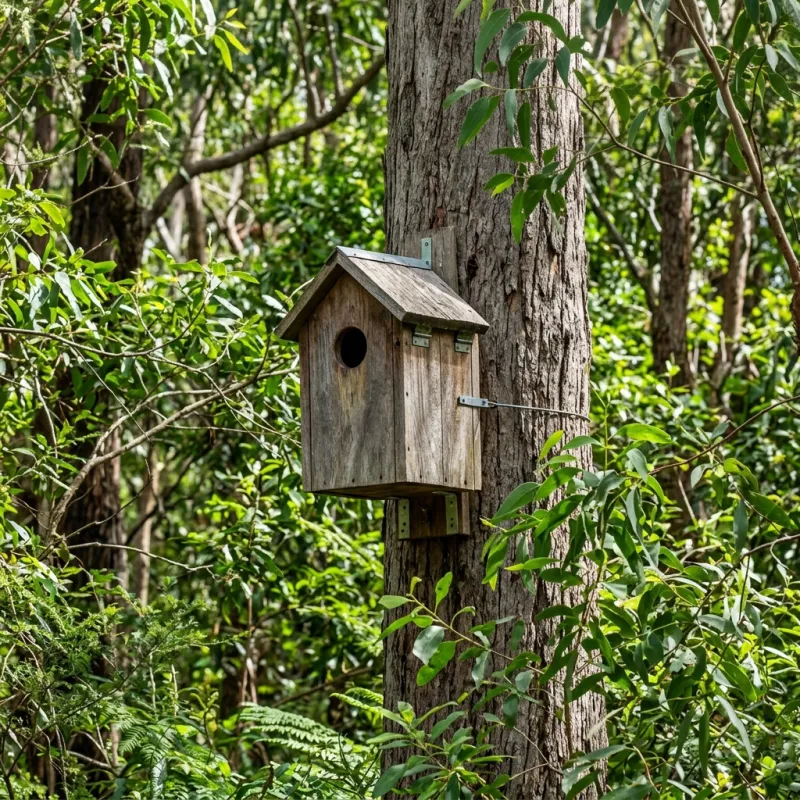 Animal nesting box installed as a humane alternative to a Templestowe roof cavity